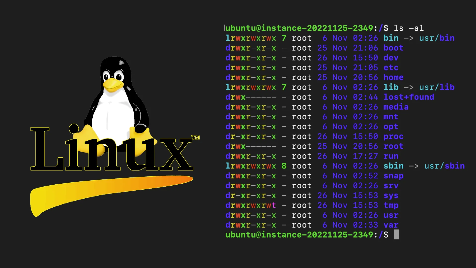 Linux Logo & Ubuntu Root Filesystem